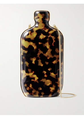 Calvin Klein Collection - The One Tortoiseshell Resin Shoulder Bag - Brown - One size