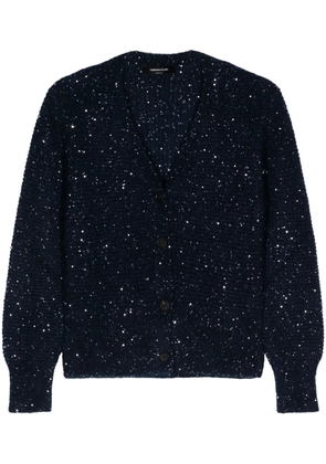 Fabiana Filippi sequin embellished cardigan - Blue