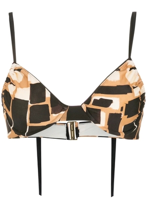 Lenny Niemeyer Herta Vivo Platz bikini top - Neutrals