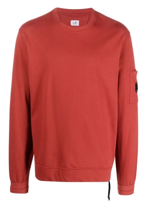 C.P. Company side zip-fastening cotton sweatshirt - Red
