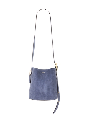 Coach Bleecker Bucket Bag 21 in Blue.