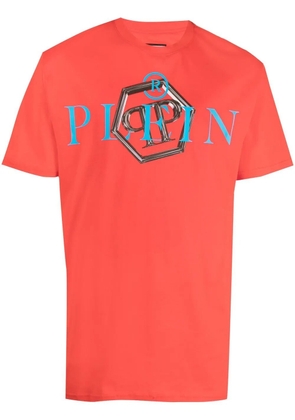 Philipp Plein logo-print short-sleeved T-shirt - Red