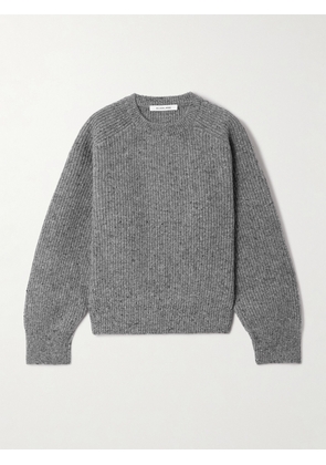 SLVRLAKE - Florence Ribbed Merino Wool Sweater - Gray - x small,small,medium,large,x large
