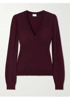 SAINT LAURENT - Wool Sweater - Burgundy - XS,S,M,L