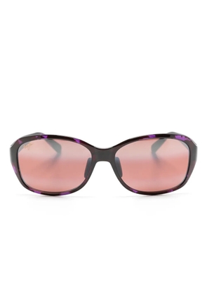 Maui Jim Koki Beach round-frame sunglasses - Black