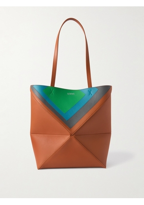 LOEWE - Puzzle Fold Convertible Medium Leather Tote - Multi - One size