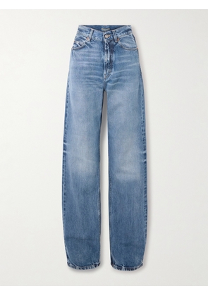SAINT LAURENT - High-rise Wide-leg Jeans - Blue - 24,25,26,27,28,29,30,31
