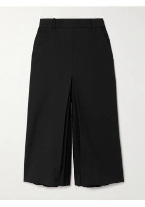 SAINT LAURENT - Cropped Cotton-gabardine Pants - Black - FR 34,FR 36,FR 38,FR 40