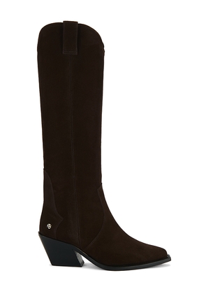 ANINE BING Tall Tania Boot in Brown. Size 36. Also in 37, 38, 39, 40, 41.