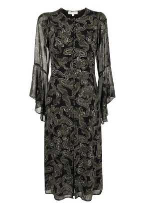 Michael Michael Kors paisley-print midi dress - Green