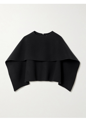 Calvin Klein Collection - Taylor Wool And Cashmere-blend Cape - Black - One size