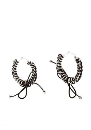 Chopova Lowena braided earrings - Black