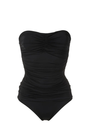 Lygia & Nanny Wangari Fluity ruched swimsuit - Black
