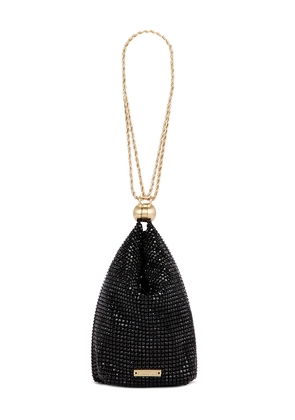 Cult Gaia Rue Wristlet in Black.