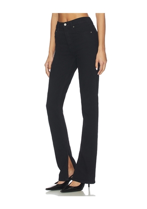 AGOLDE Ingram Split Skinny Jeans in Black. Size 23. Also in 24, 25, 26, 27, 29, 31, 32, 33, 34.