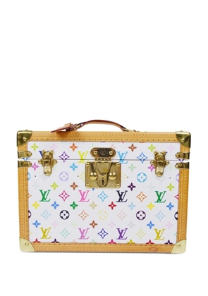 Louis Vuitton Pre-Owned x Takashi Murakami 1990s Boite Pharmacie trunk bag - White