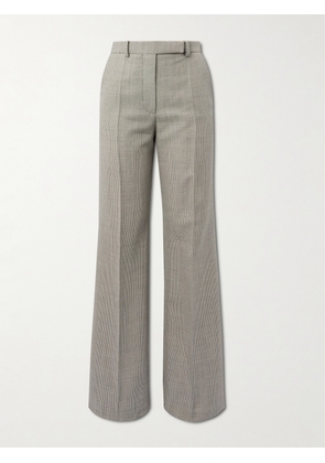Valentino Garavani - Houndstooth Wool And Mohair-blend Wide-leg Pants - Gray - IT36,IT38,IT40,IT42,IT44,IT46,IT48,IT50