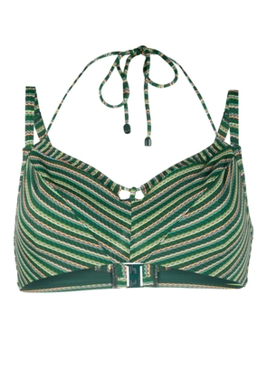 Marlies Dekkers Holi Vintage striped bikini top - Green