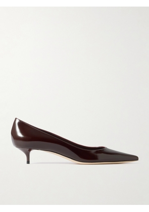 Jimmy Choo - Amelia 30 Patent-leather Pumps - Brown - IT35,IT36,IT36.5,IT37,IT37.5,IT38,IT38.5,IT39,IT39.5,IT40,IT40.5,IT41,IT41.5,IT42