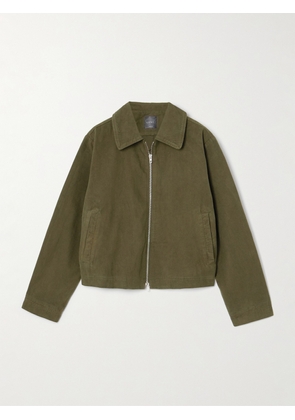 LESET - Chloe Cotton-canvas Jacket - Green - x small,small,medium,large