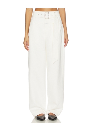 CLOSED Deni Wide Leg Jeans in Ivory. Size 24. Also in 25, 26, 27, 28, 30, 31.