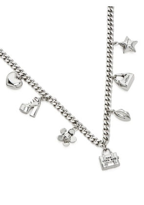 Marc Jacobs mini-icon charm necklace - Silver