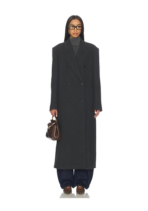 EAVES Sif Manteco Wool Coat in Grey. Size M. Also in L, S, XL, XS, XXS.