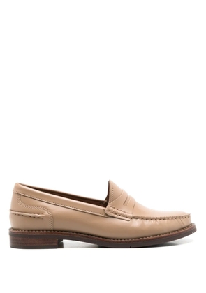 Sarah Chofakian Rive Gauche penny loafers - Neutrals