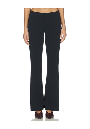 EAVES x Coco Auda Polished Crepe Pant in Black. Size L. Also in M, S, XL, XS.