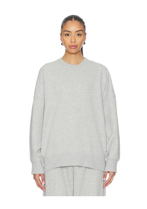 Beyond Yoga Luxefleece Oversized Sweatshirt in Grey. Size L. Also in M, S, XS.