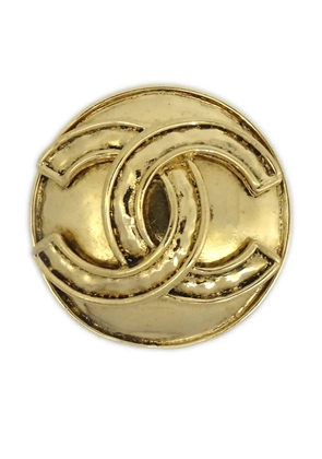 CHANEL Pre-Owned 1994 CC medallion brooch - Gold