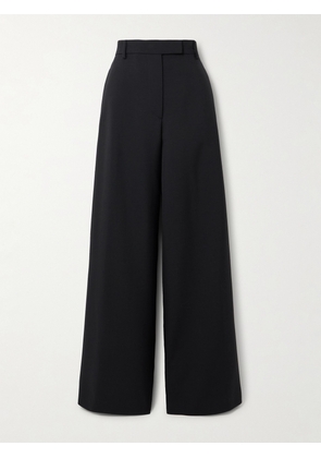 Dries Van Noten - Wide-leg Wool And Mohair-blend Twill Pants - Black - FR 34,FR 36,FR 38,FR 40,FR 42,FR 44