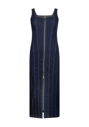LIU JO zip-fastening midi dress - Blue