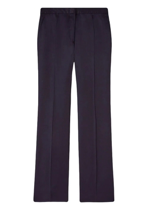 Jil Sander pressed-crease high-waisted trousers - Black