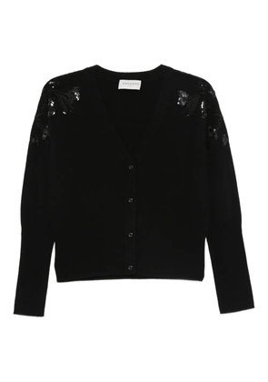 ERMANNO FIRENZE sequin-embellished cardigan - Black