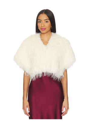 Apparis Devin Shrug in Ivory.