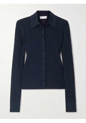Dries Van Noten - Ribbed-knit Cardigan - Blue - x small,small,medium,large