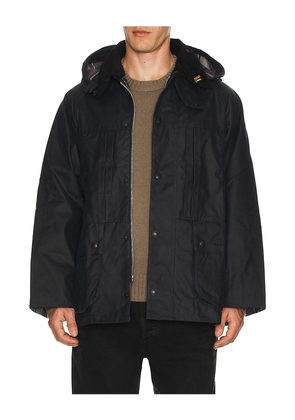 Barbour x Levi's Bedale Wax Jacket in Navy. Size L. Also in M, S.