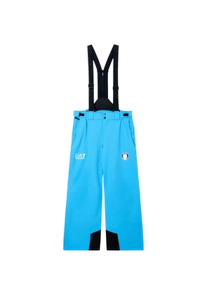 Ea7 Emporio Armani logo trousers - Blue