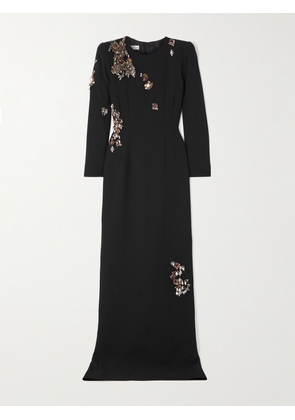 Dries Van Noten - Embellished Crepe Gown - Black - FR 34,FR 36,FR 38,FR 40,FR 42