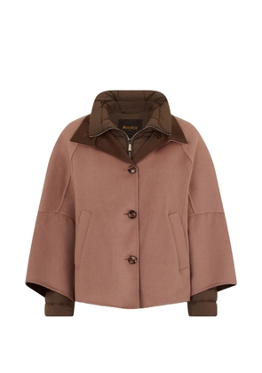 Moorer Lenie-CWB cape jacket - Brown