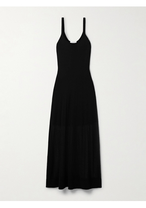 La Ligne - Tess Cotton-blend Maxi Dress - Black - xx small,x small,small,medium,large,x large