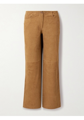 La Ligne - Jenny Suede Wide-leg Pants - Brown - xx small,x small,small,medium,large,x large