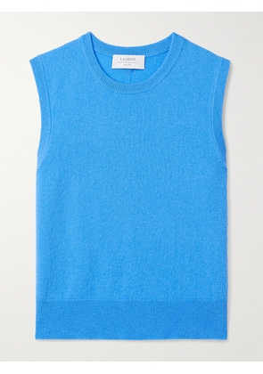 La Ligne - Liam Cashmere Tank - Blue - xx small,x small,small,medium,large,x large