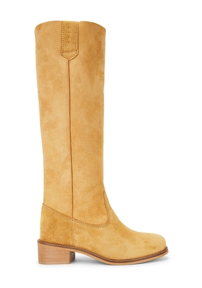 Dico Copenhagen Ann Shearling Gaucho Boot in Tan. Size 36. Also in 37, 38, 39, 40, 41.