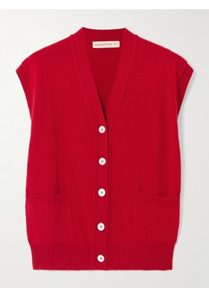 &Daughter - Wexford Wool Vest - Red - x small,small,medium,large,x large