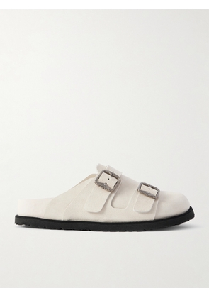 Birkenstock 1774 - 222 West Suede Clogs - Cream - IT35,IT36,IT37,IT38,IT39,IT40,IT41