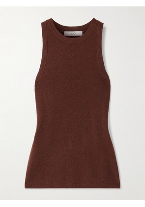 Co - Cashmere Tank - Brown - x small,small,medium,large,x large