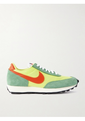 Nike - Daybreak Leather And Suede-trimmed Mesh Sneakers - Green - US Men's 6,US Men's 10,US Men's 7.5,US Men's 6.5,US Men's 4,US Men's 9,US Men's 8,US Men's 7,US Men's 9.5,US Men's 5.5,US Men's 10.5,US Men's 5,US Men's 8.5,US Men's 4.5