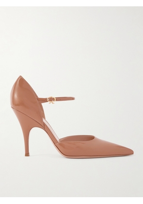 Gianvito Rossi - Nuit 95 Patent-leather Pumps - Neutrals - IT36,IT36.5,IT37,IT37.5,IT38,IT38.5,IT39,IT39.5,IT40,IT40.5,IT41,IT41.5,IT42